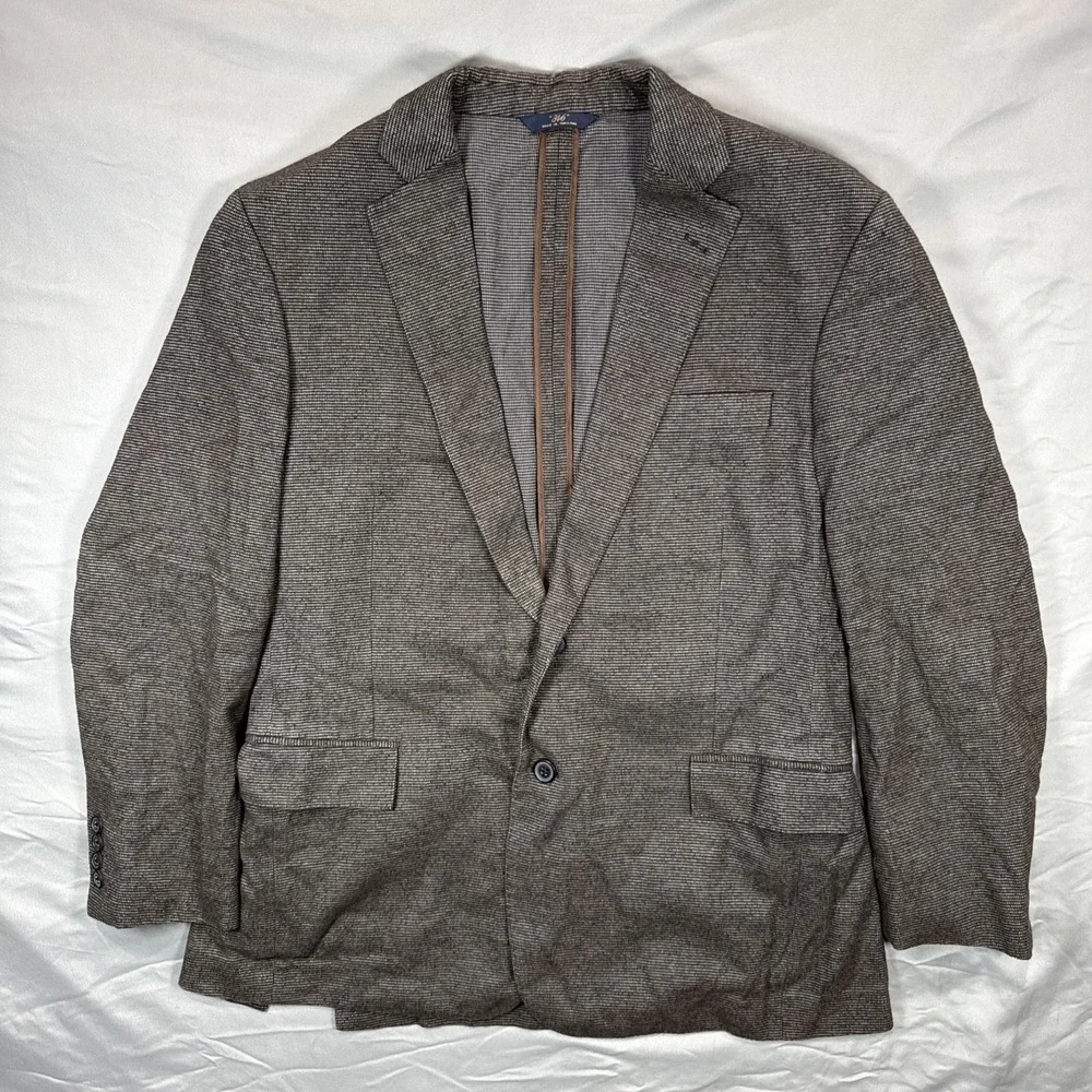Brooks Brothers Blazer Regent 346 Mens 42R Two Button Coat Brown Classic Luxury